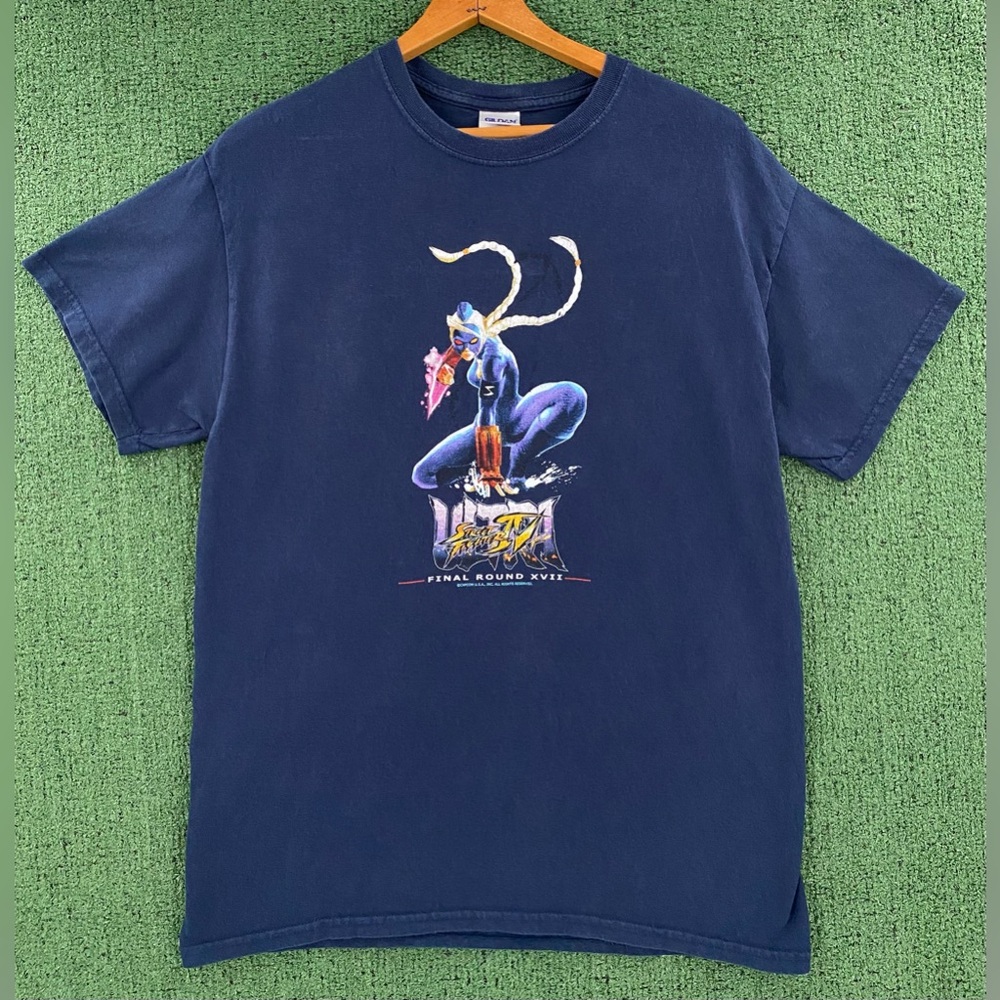 Ultra Street Fighter IV USA Final Round Tournament Capcom Waifu T-Shirt Medium